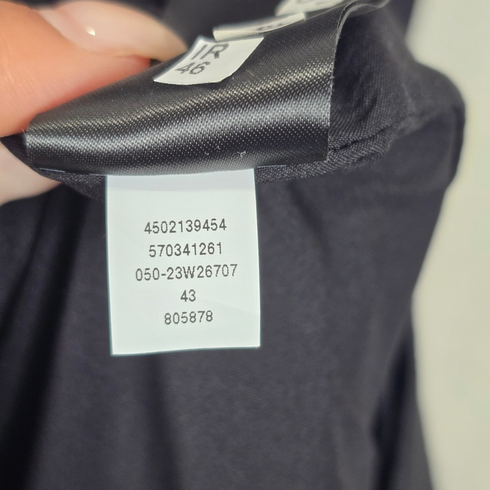 NWT White House Black Market Black Boatneck Work Sheath Dress Size 8 - Picture 14 of 14